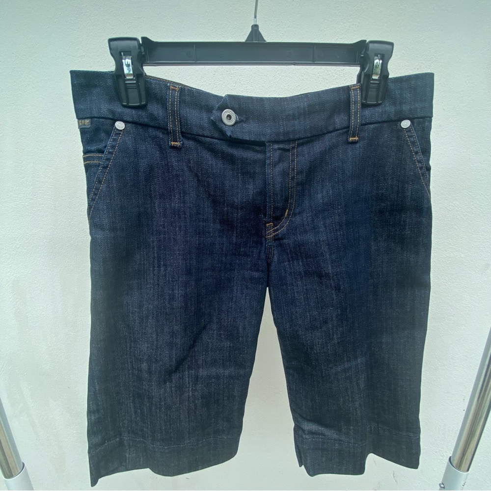 Y2K Citizens of Humanity Dark Wash Denim Bermuda Shorts Size 28